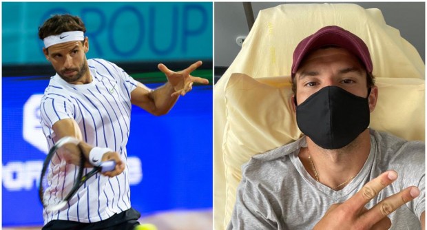 Grigor Dimitrov participó de un torneo sin la debida protección y terminó infectado de coronavirus / depor.com