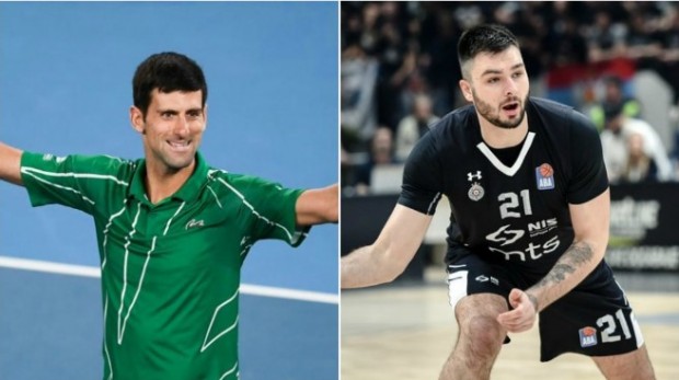 Novak Djokovic mantuvo contacto con el basquetbolista Nikola Jankovic, contagiado de coronavirus / marca.com