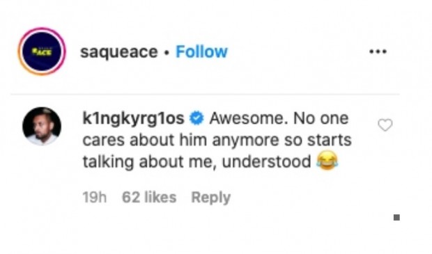 Aquí, la respuesta del tenista australiano / www.instagram.com/saqueace