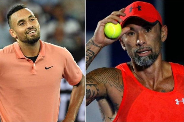 Los dos son polémicos, y finalmente se cruzaron: Marcelo "Chino" Ríos y Nick Kyrgios / www.latercera.com
