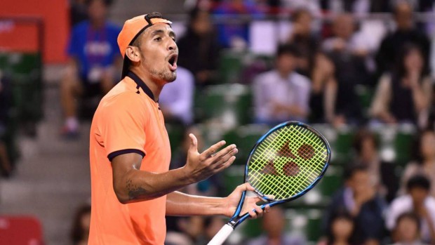 Nick Kyrgios, en el duelo que se dejó ganar frente a Mischa Zverev / as.com