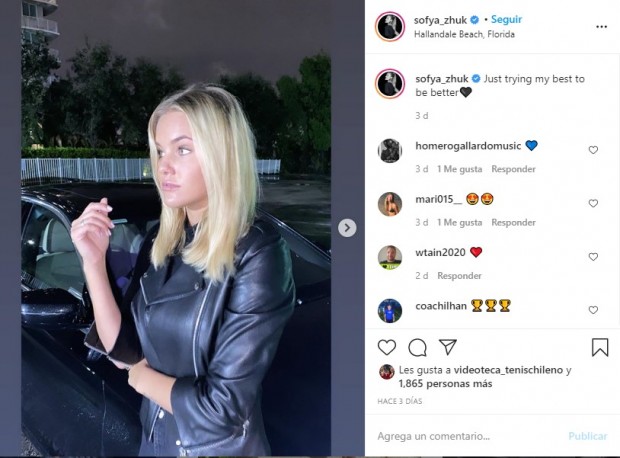 La joven rusa Sofya Zhuk dejó el tenis por el modelaje, y una foto desató la furia de los trolls / www.instagram.com/sofya_zhuk