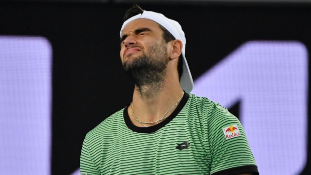 Matteo Berrettini se retiró por lesión y luego debió soportar una insólita pregunta / www.eurosport.es