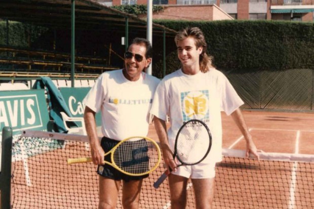 Andre Agassi sufrió el tenis gracias a su padre Emmanuel / www.technogym.com