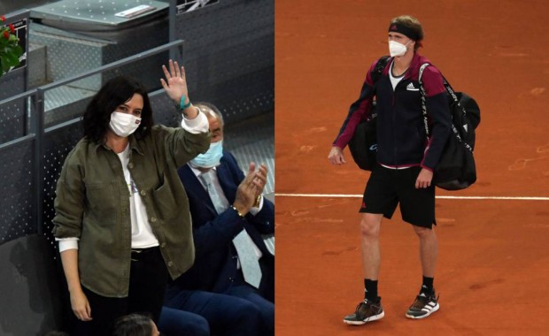 La presidenta de la Comunidad de Madrid asistió a la final del Masters 1000 de esa ciudad, y Alexander Zverev debió preguntar quién era / cadenaser.com