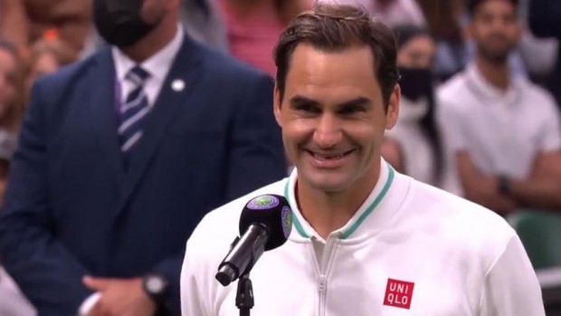 Federer sorprendió a todos con su humildad en Wimbledon / www.mdzol.com