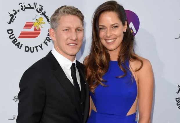 Ana Ivanovic le dedicó un muy cariñoso mensaje a Bastian Schweinsteiger, quien cumplió 37 años / novias.futbol