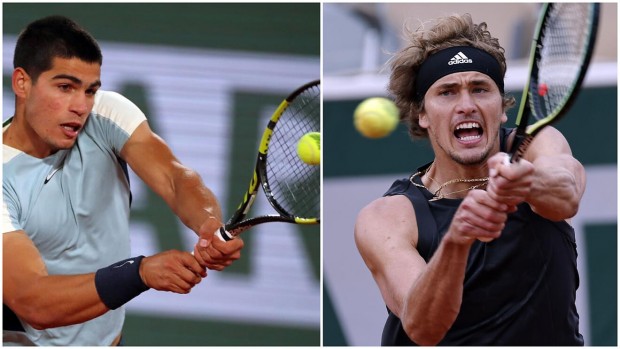 Carlos Alcaraz no pudo con Alexander Zverev y cayó en cuartos de final de Roland Garros / www.marca.com