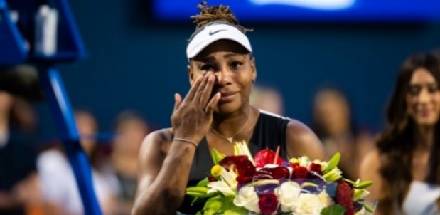 Muy emocionada: así se la vio a Serena Williams tras caer en el Masters 1000 de Toronto / www.puntodebreak.com