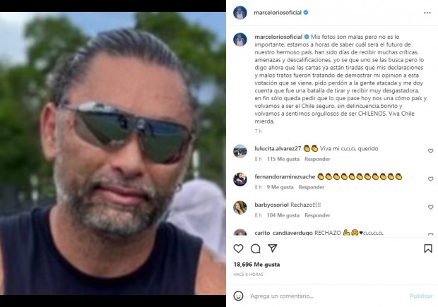Y ahora, el ex número 1 se mostró arrepentido y pidió perdón / www.instagram.com/marceloriosoficial