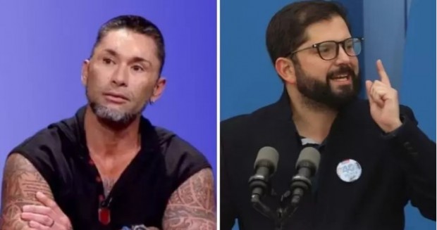 Días atrás, Marcelo "Chino" Ríos había insultado al presidente Gabriel Boric y a su hermano Simón / www.biobiochile.cl
