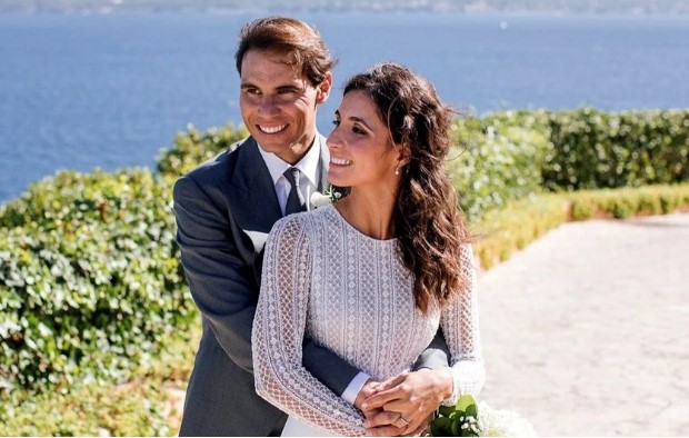 Rafael Nadal, junto a María Francisca "Xisca" Perelló / www.clarin.com