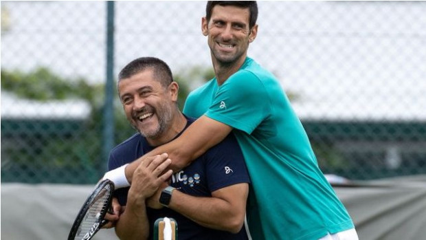 Otros tiempos: Novak Djokovic, junto al fisioterapeuta argentino Ulises Badio / as.com
