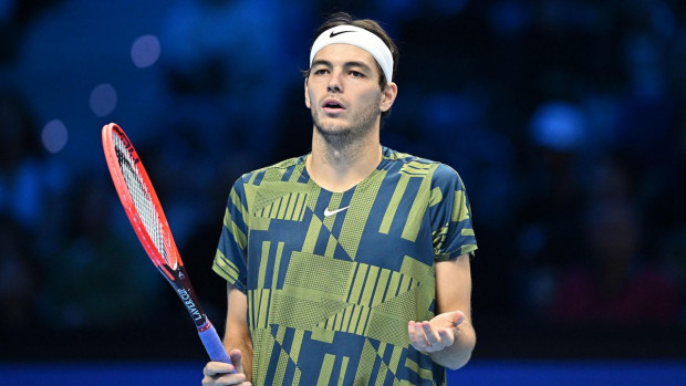 Taylor Fritz brindó una entrevista e hizo un particular pedido para poder romper raquetas / www.mirror.co.uk