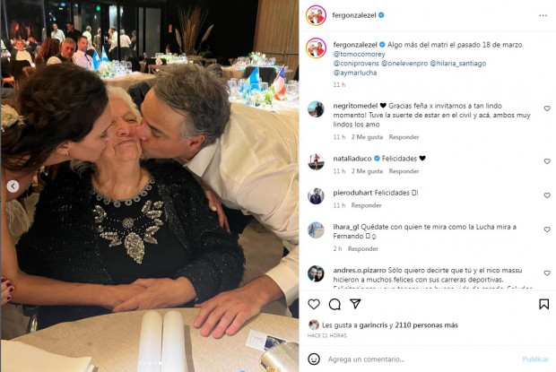 De esta manera, la cancelación de la gira que iba a hacer por todo el país quedó atrás / www.instagram.com/fergonzalezel