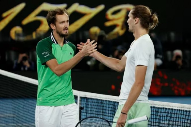 Alexander Zverev y Daniil Medvedev se llevan muy mal, pero deberán compartir equipo en la Laver Cup / www.infobae.com