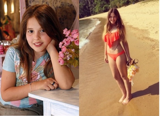 Belén Soto: Saltó a la fama con tan sólo 9 años al interpretar a "Alicia" en "Papi Ricky". Los años pasaron y logró consolidar su carrera como actriz realizando incluso roles en el cine.