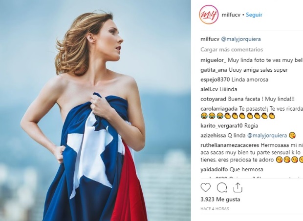 Claudia Conserva se desnuda