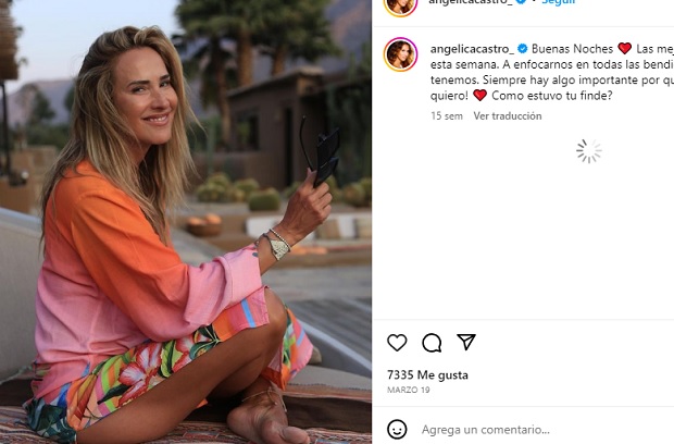Angélica Castro: A sus 51 años, la modelo, influencer, locutora y animadora, es una figura activa en redes sociales y sigue asumiendo desafíos laborales pese a la crisis que vivió con su marido Cristián de La Fuente.
