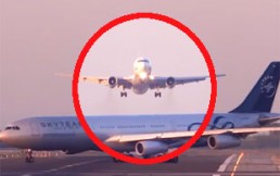 Increíble: Captan cómo un avión esquiva a otro para evitar un desastre