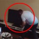 Video: Hincha turco enloquece y destruye la TV por broma de su esposa