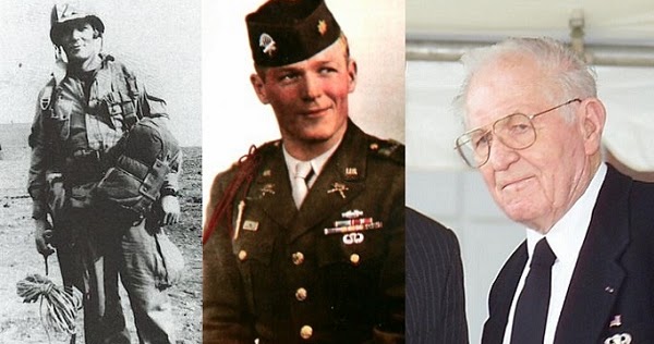 El mayor Richard "Dick" Winters, laureado veterano de la Segunda Guerra Mundial. 