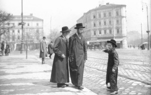 Judíos en Viena a comienzos del siglo XX.