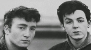 John Lennon y Paul McCartney.