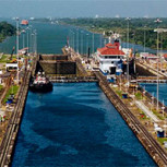 El canal de Panamá en 1914 comparado a cómo luce hoy: Un siglo de diferencia