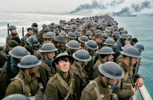 Soldados británicos evacuados de Dunkerke.