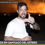 Periodista de TV transmitía en vivo cuando una serpiente venenosa se cruzó entre sus pies: Así reaccionó