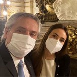 “Sos un hallazgo en mi vida”: Los elogios del Presidente Fernández a una artista que visitó la Casa Rosada