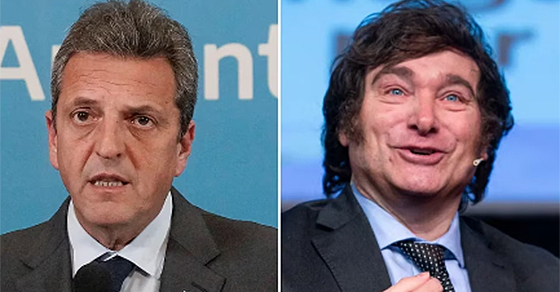 Javier Milei y Sergio Massa pasan a segunda vuelta en las elecciones ...