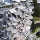 Arquitectos franceses y japoneses desarrollan particular “edificio-árbol”