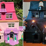 Adorables casas de muñecas fueron convertidas en terroríficas mansiones por esta aplaudida artista