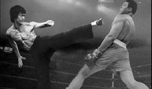 bruce lee y cassius clay