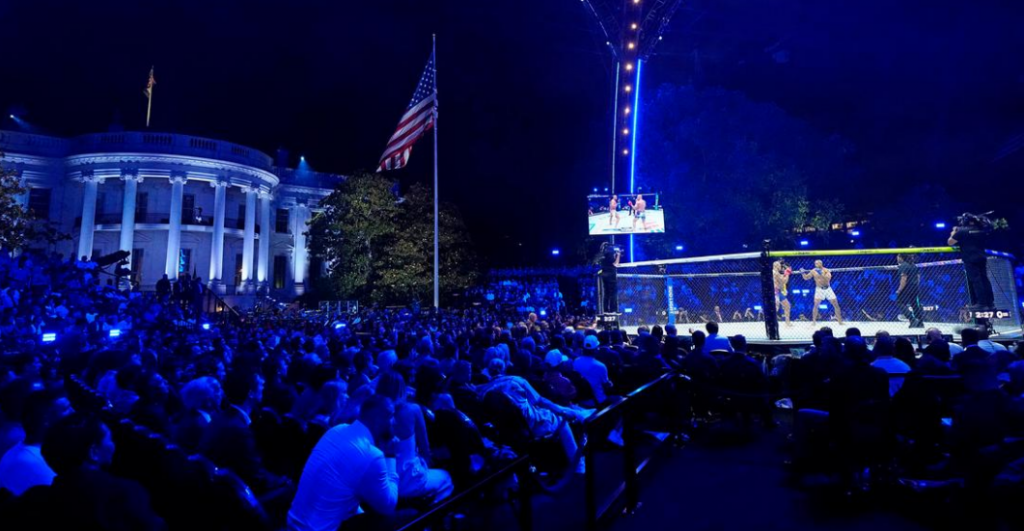 Trump polémico show MMA