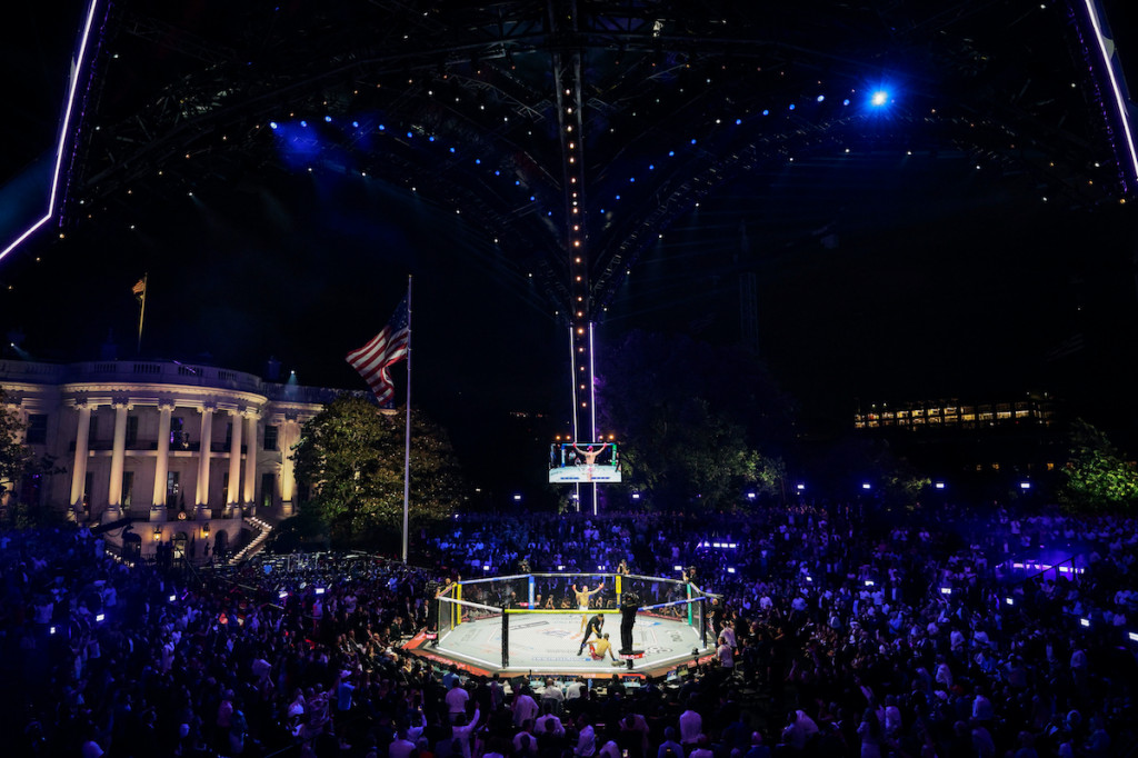 Trump polémico show MMA
