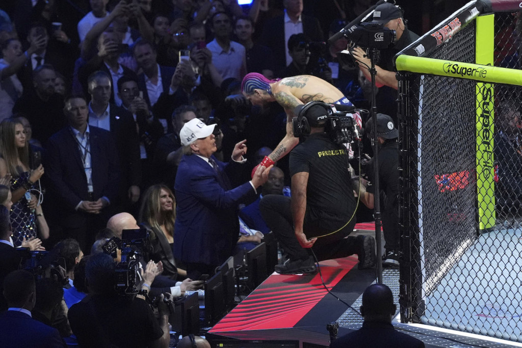Trump polémico show MMA