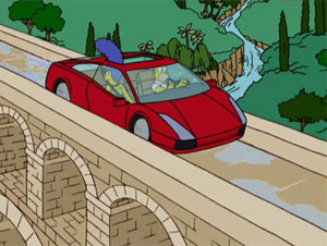 Simpsons-Lamborghini