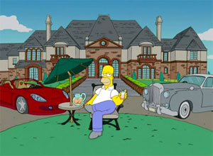 Simpsons Porsche