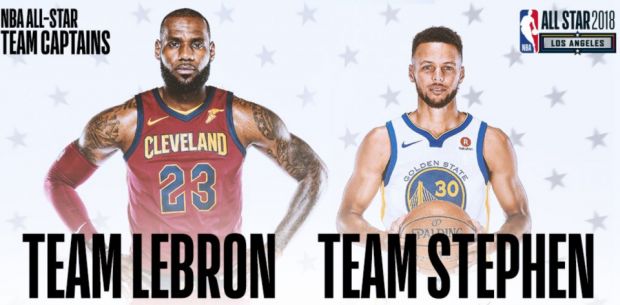 Lebron James y Stephen Curry eligieron a los equipos del All Star Game en la NBA