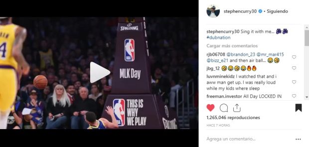 Stephen Curry sufre tremendo doble chascarro ante los Lakers