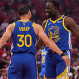 Los Warriors lograron una sorpresiva victoria ante los Rockets en el comienzo de la serie de los playoffs