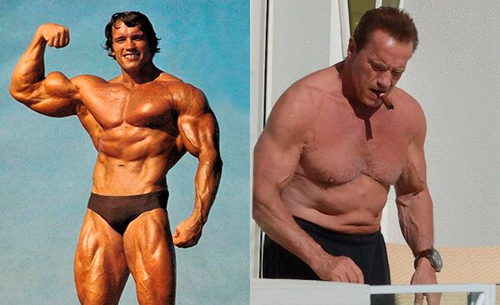 Arnold Schwarzenegger antes y después / Play FM