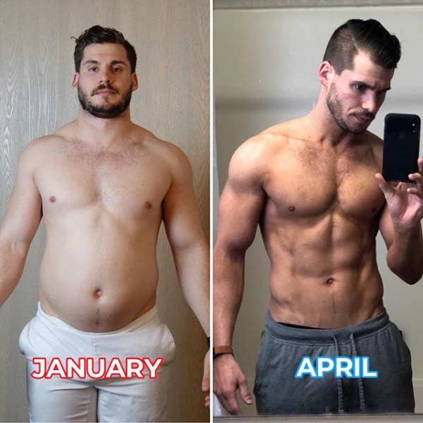 Hombre transformó su cuerpo en 3 meses y luce como modelo: ¿Cómo lo hizo? -  Guioteca