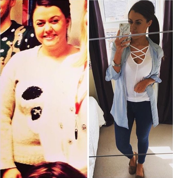 mujer bajo de peso antes y despues 4