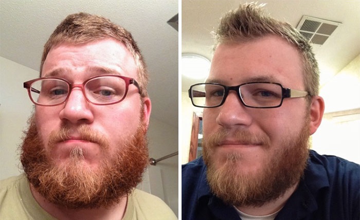 hombres con barba antes y despues 7