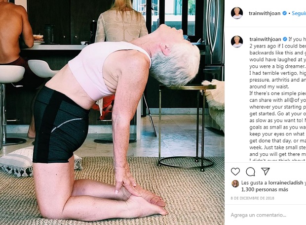 abuela fitness joan macdonalds entrenamiento yoga