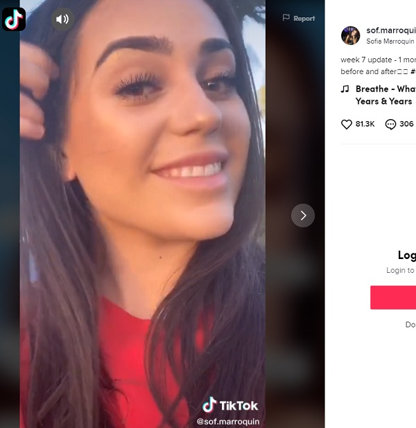 sofia marroquin antes y despues